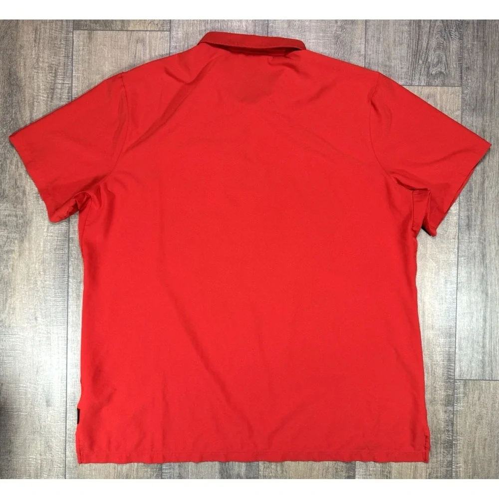 Ohio State Buckeyes Shirt Polo Mens 2XL Nike Dri Fit On Field Golf NCAA Football